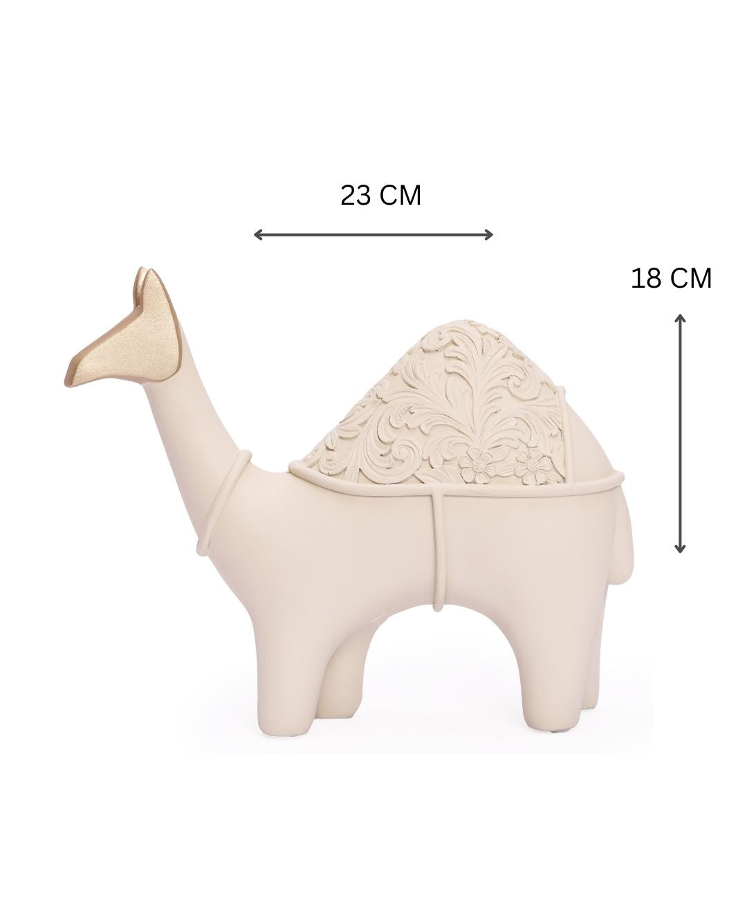 Golden Caravan Resin Artifact