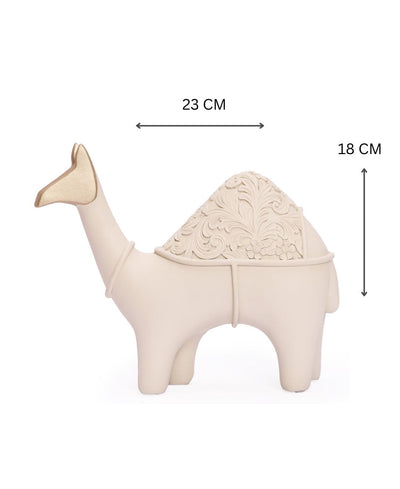 Golden Caravan Resin Artifact