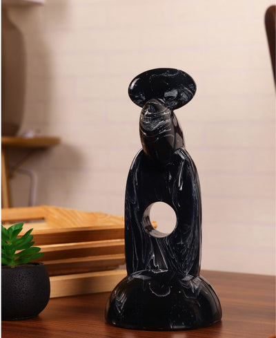 Pebble Shaped Resin Artifact