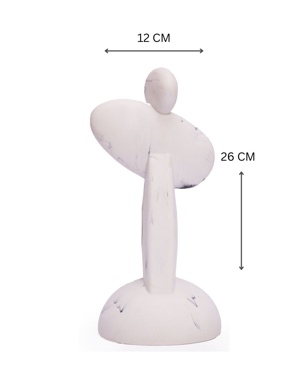 Pebble Shaped Resin Artifact