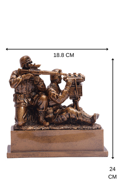 Military man resin statue for your home or office decor