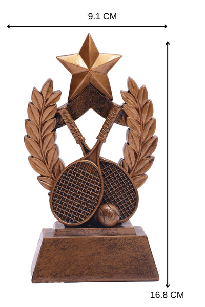 Tennis one star resin showpiece for your home or office Decor