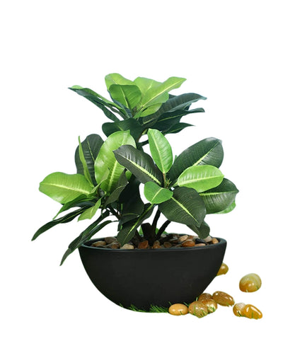 Bonsai Bliss: Artificial Bonsai In Ceramic Pot