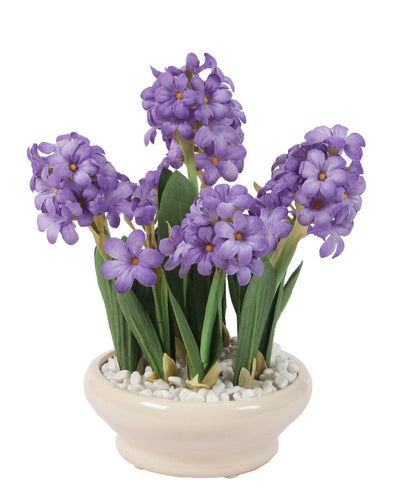 Tranquil Charm Vibrant Artificial Bonsai In Ceramic Vase