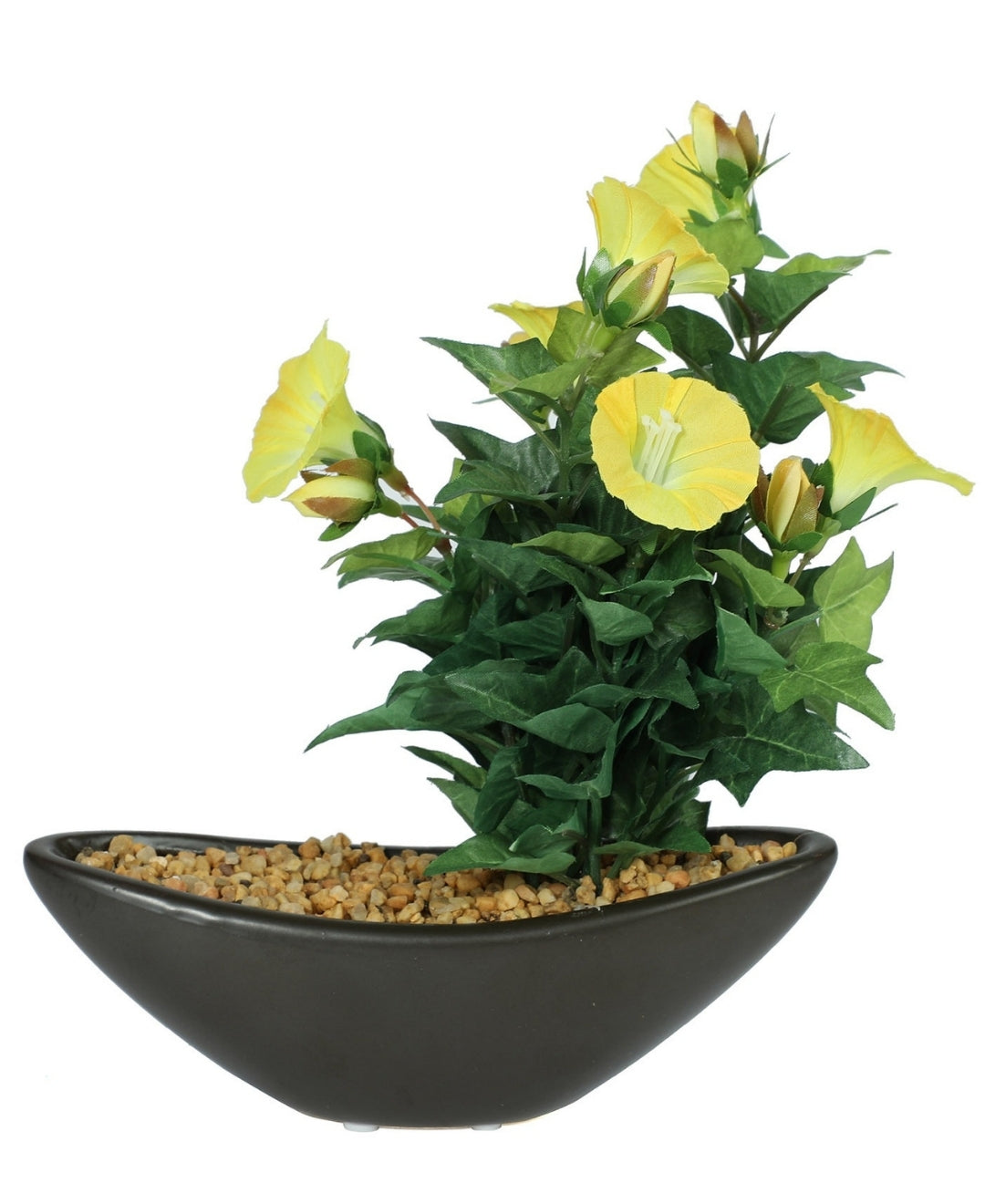 Everlasting Elegance Artificial Morning Glory Bonsai In Ceramic Vase