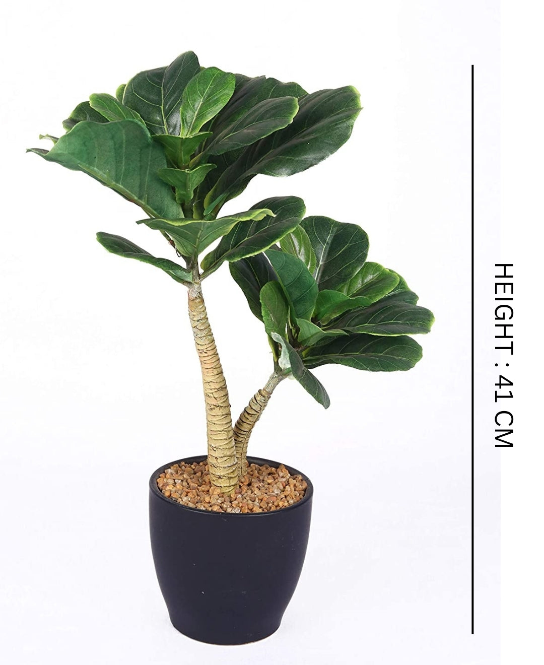 Tranquil Bloom: Artificial Bonsai In Ceramic Vase