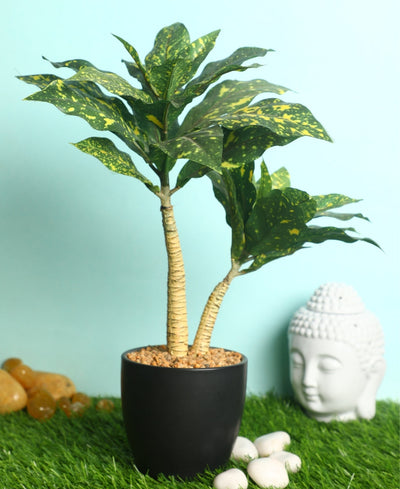 Tranquil Bloom: Artificial Bonsai In Ceramic Vase