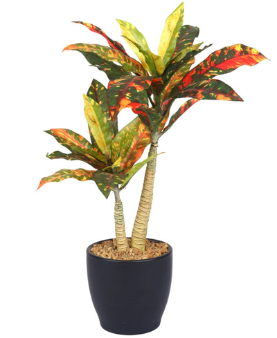 Tranquil Bloom: Artificial Bonsai In Ceramic Vase