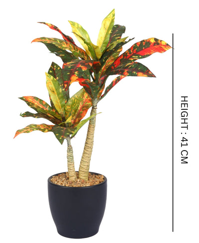 Tranquil Bloom: Artificial Bonsai In Ceramic Vase