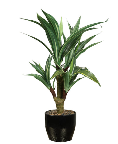 Lush Essence-Artificial Bonsai In A Ceramic Pot