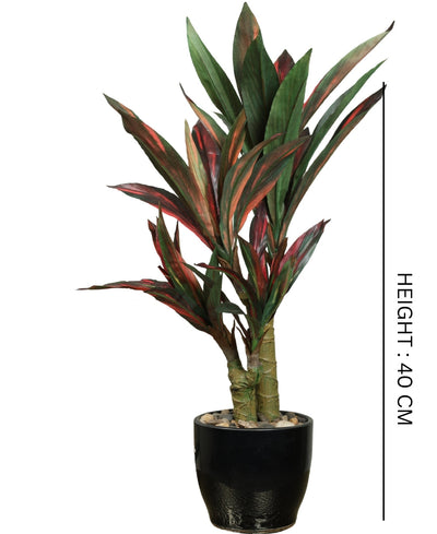 Lush Essence-Artificial Bonsai In A Ceramic Pot