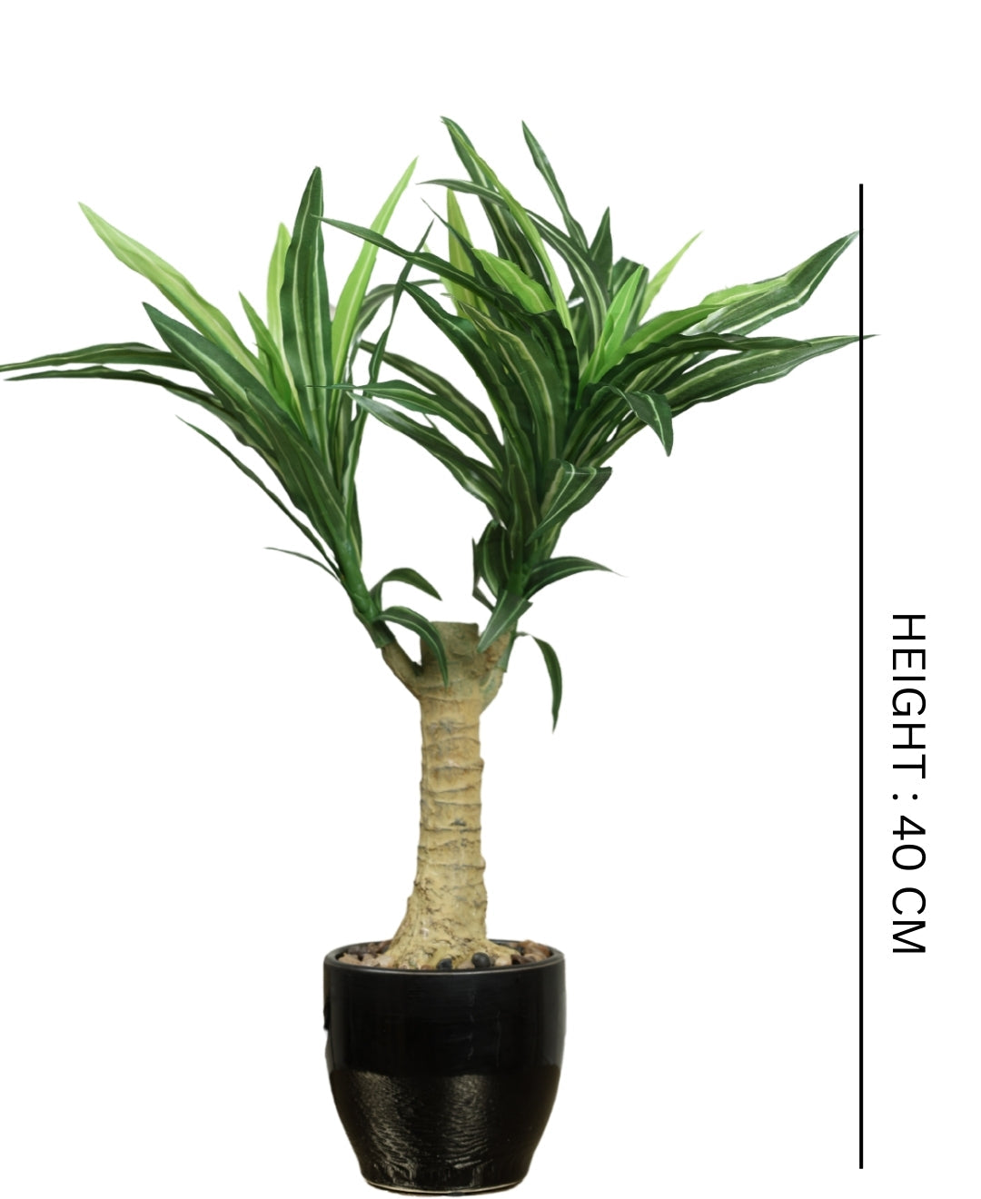 Lush Essence-Artificial Bonsai In A Ceramic Pot
