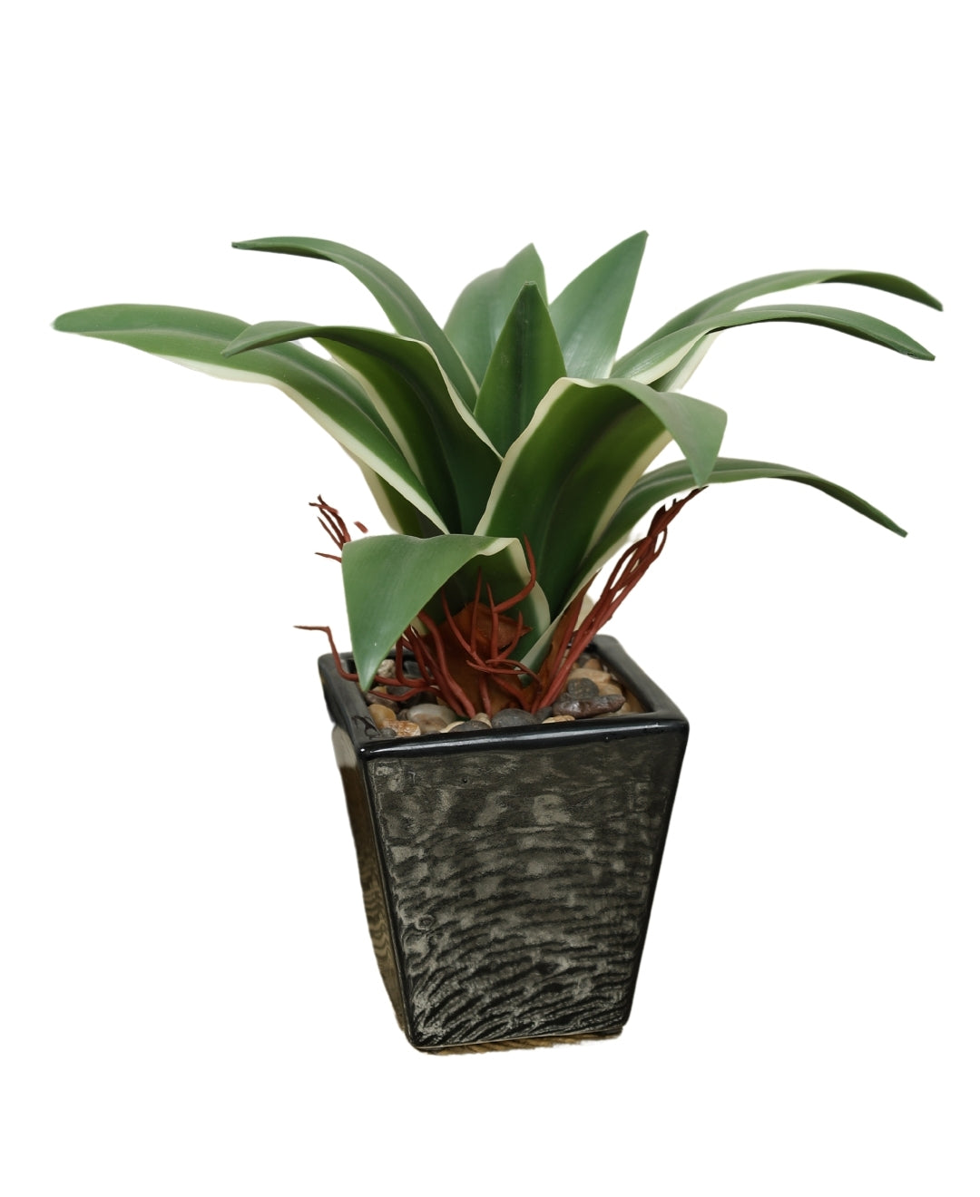 Small Size Real Touch Artificial Bonsai In Ceramic Pot