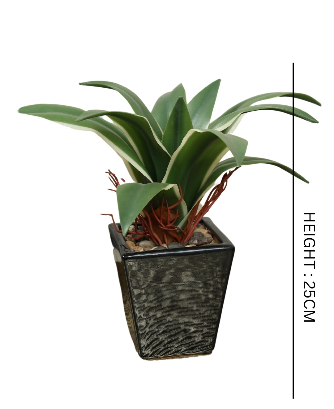 Small Size Real Touch Artificial Bonsai In Ceramic Pot