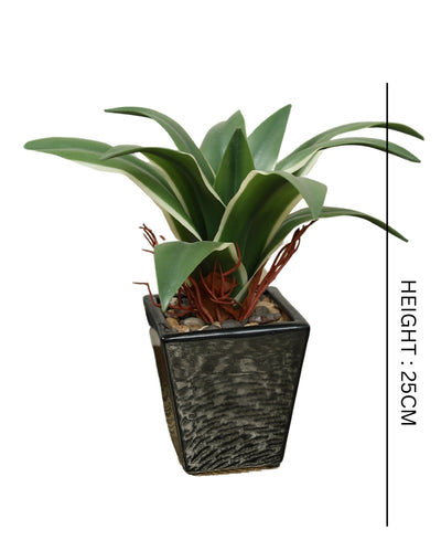 Small Size Real Touch Artificial Bonsai In Ceramic Pot