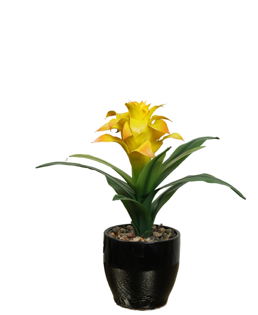 Medium Artificial Flowering Bonsai In Black Pot- A Touch Of Elegance And Color