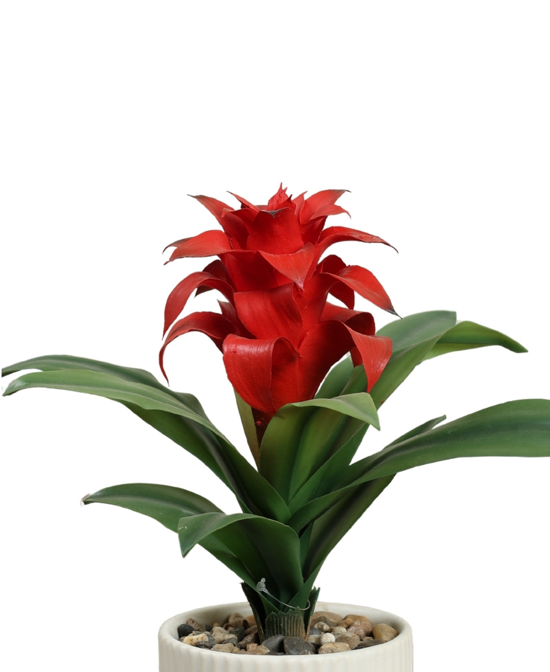 Medium Artificial Flowering Bonsai In White Pot- A Touch Of Elegance And Color