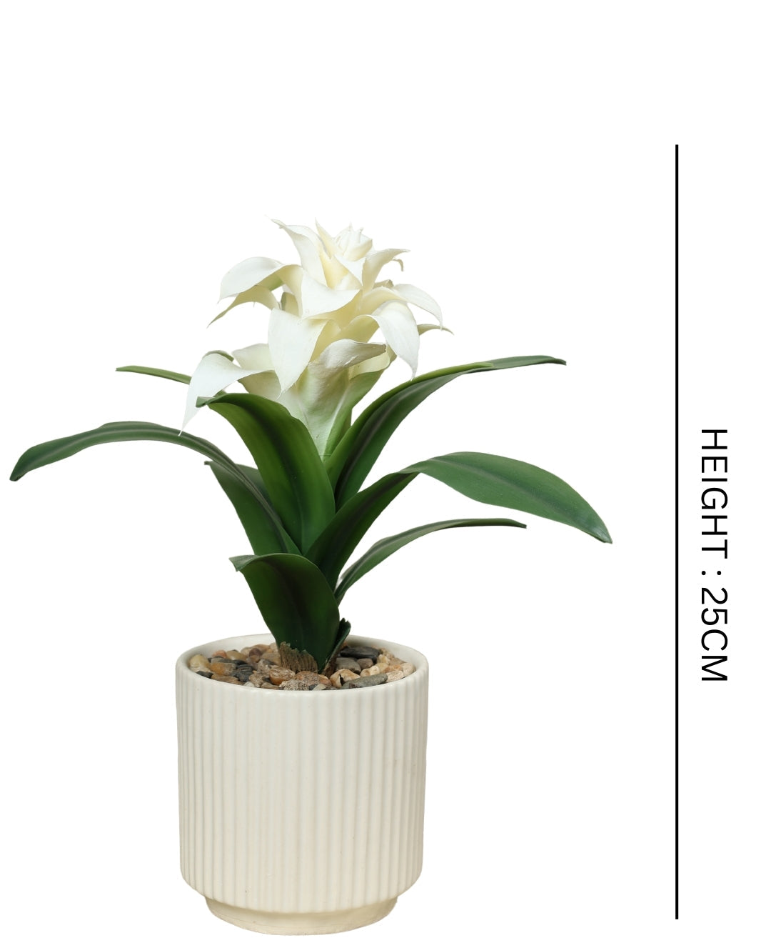 Medium Artificial Flowering Bonsai In White Pot- A Touch Of Elegance And Color