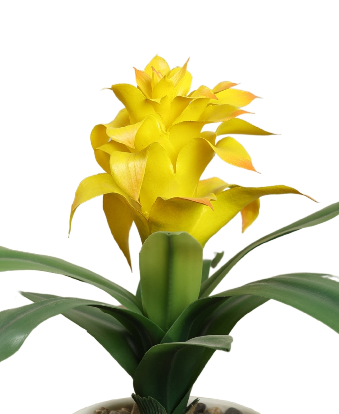 Medium Artificial Flowering Bonsai In White Pot- A Touch Of Elegance And Color