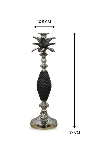 Golden & Silver Pineapple Candle Holder (Medium)