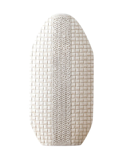 Elara Column Woven Resin Vase