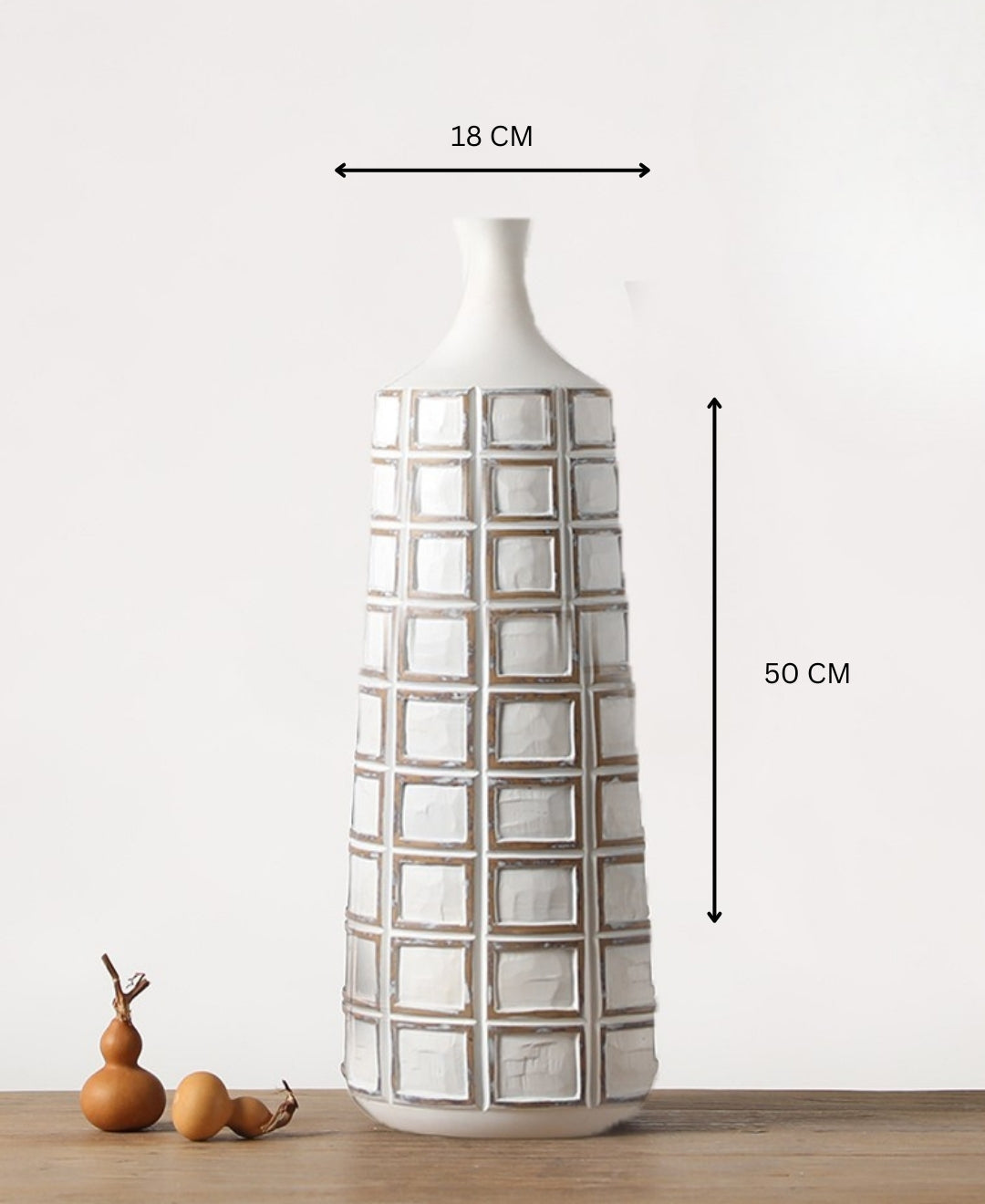 Tessaro Grid Resin Vase