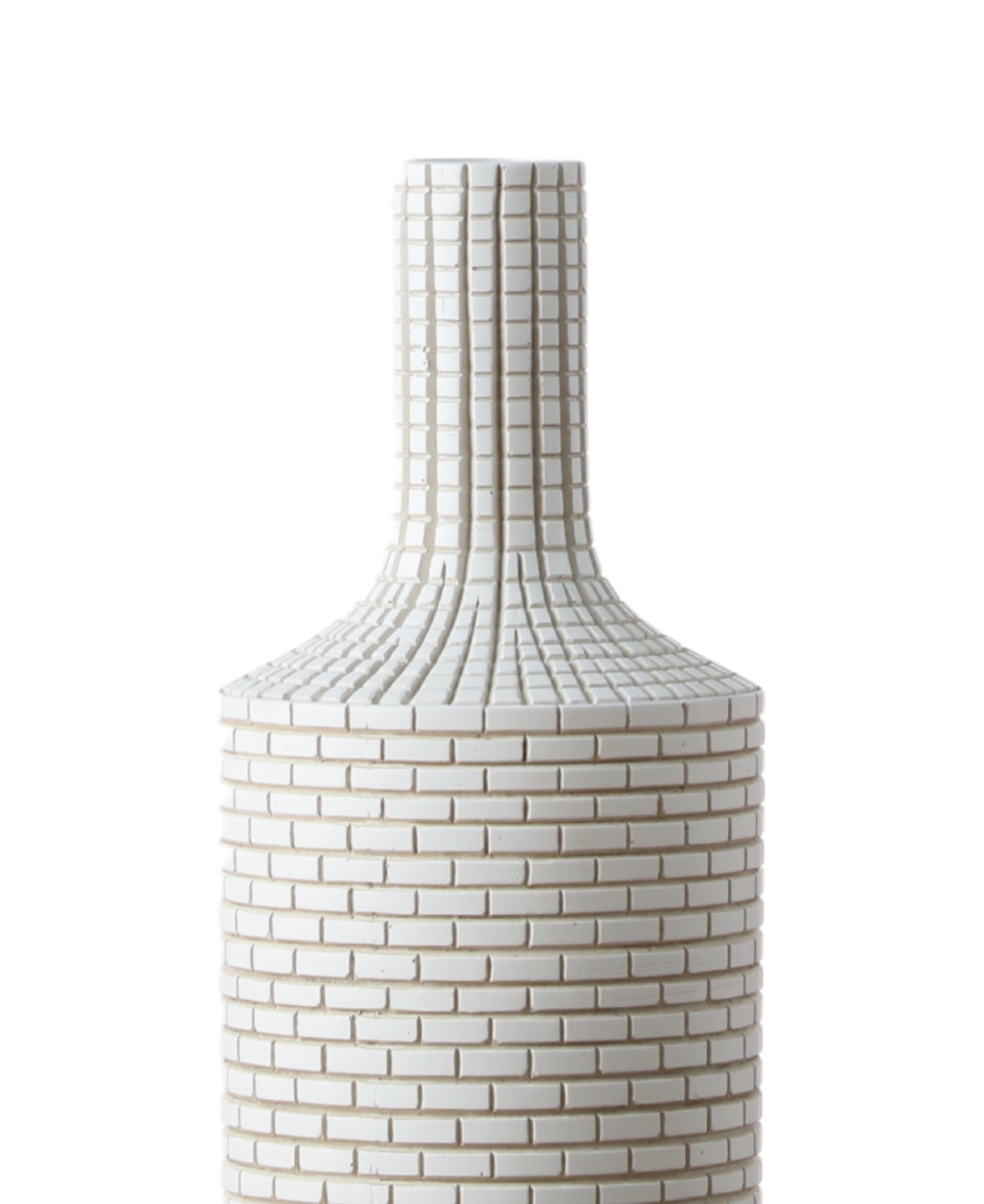 Mosaic Bottle Shaped Resin Vase - Small