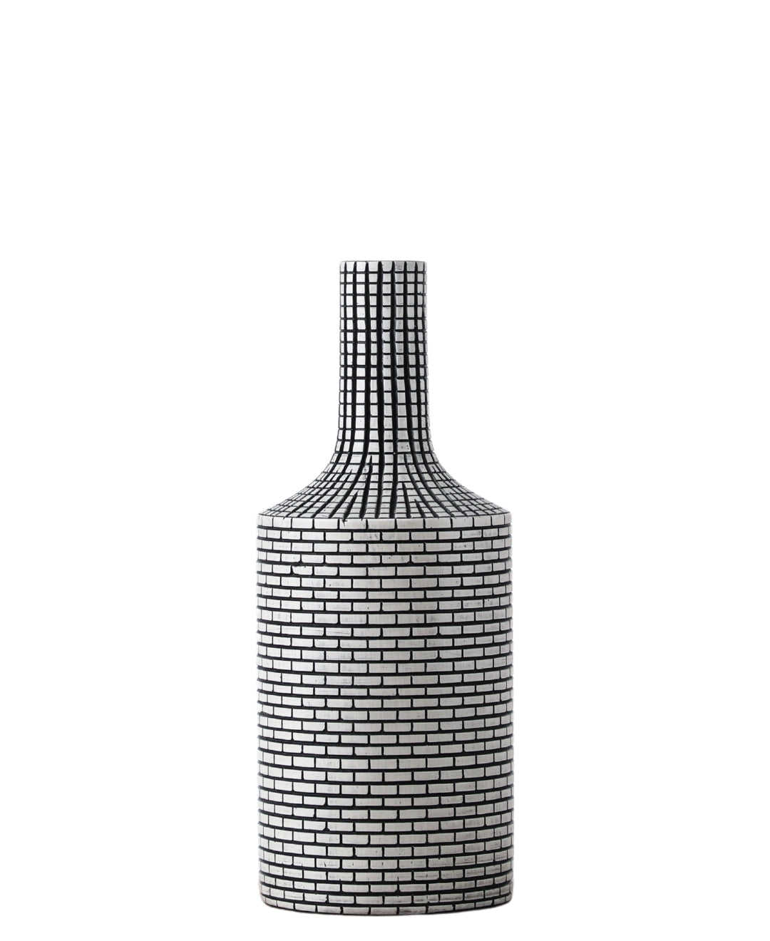 Mosaic Bottle Shaped Resin Vase - Medium