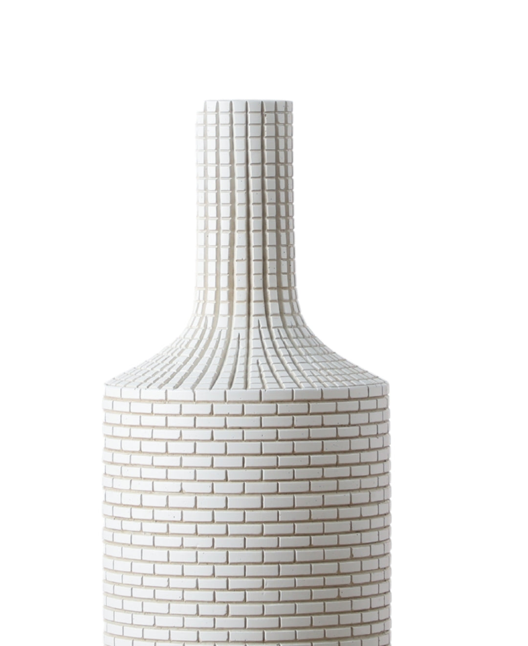 Mosaic Bottle Shaped Resin Vase - Medium