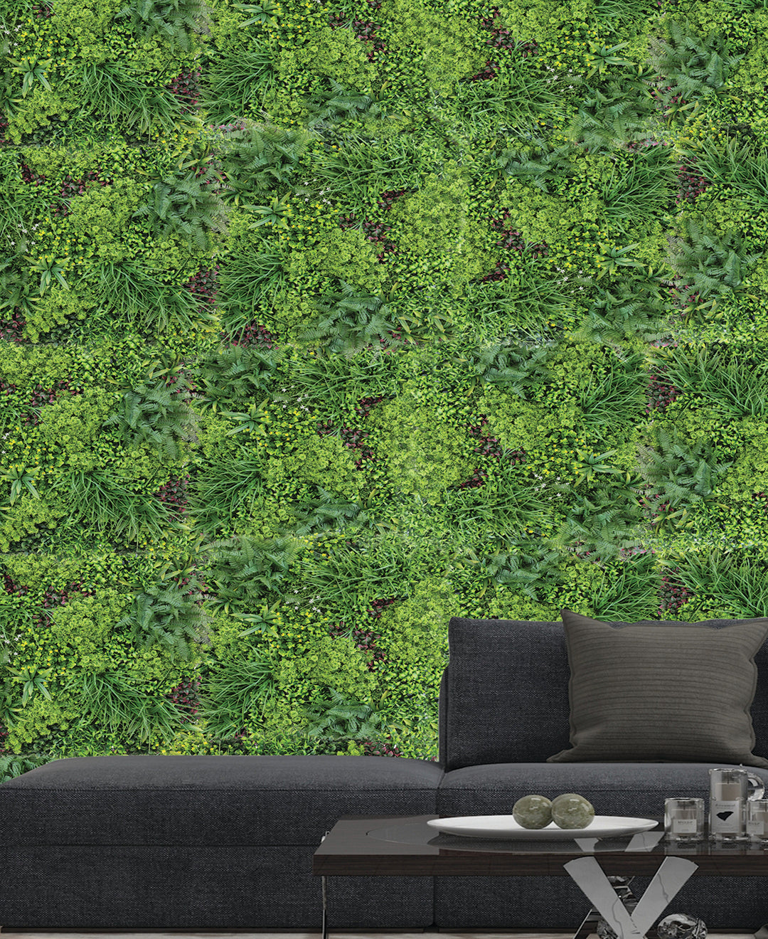 Mix Lush Leaves Vertical Garden Wall Tile