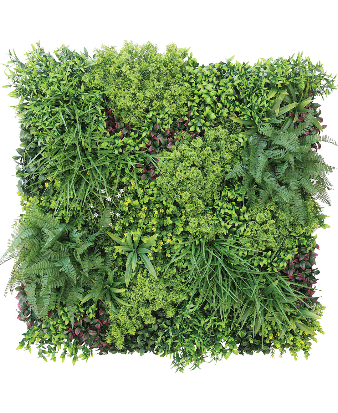 Mix Lush Leaves Vertical Garden Wall Tile