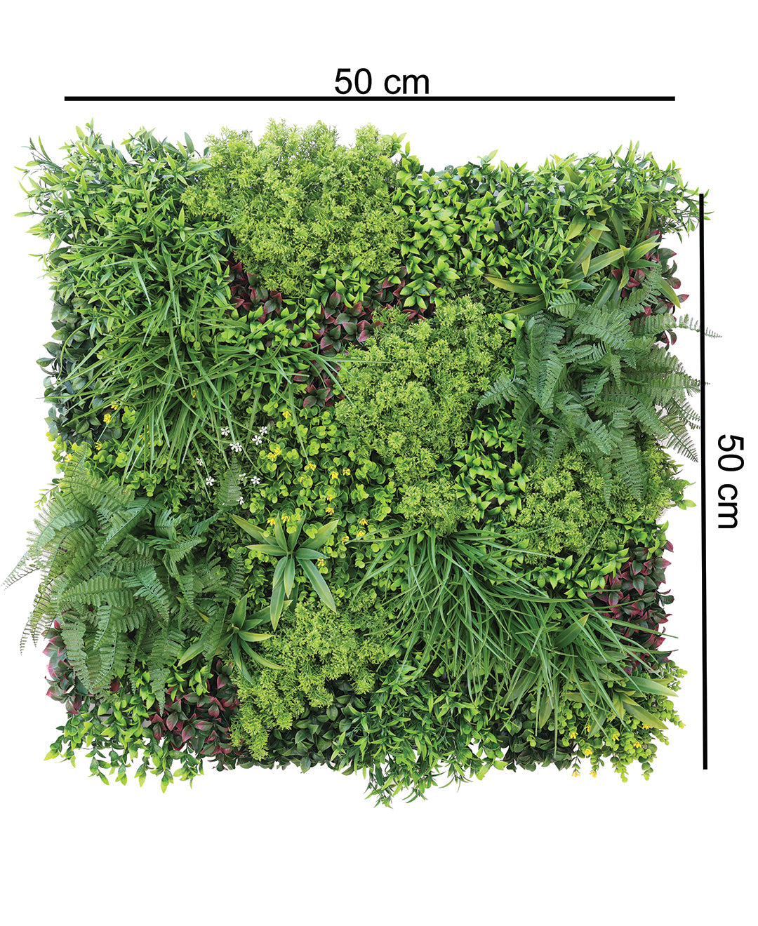 Mix Lush Leaves Vertical Garden Wall Tile