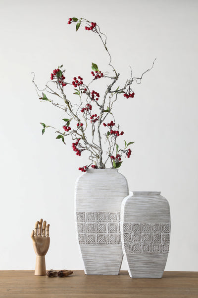 Modern style resin flower vase for your home office decor