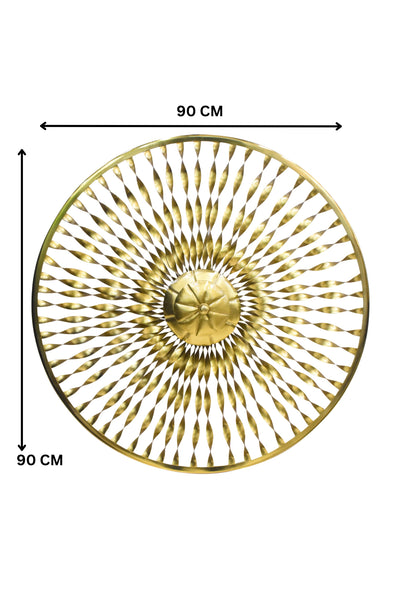 Pollination Radiant Metal Wall Art