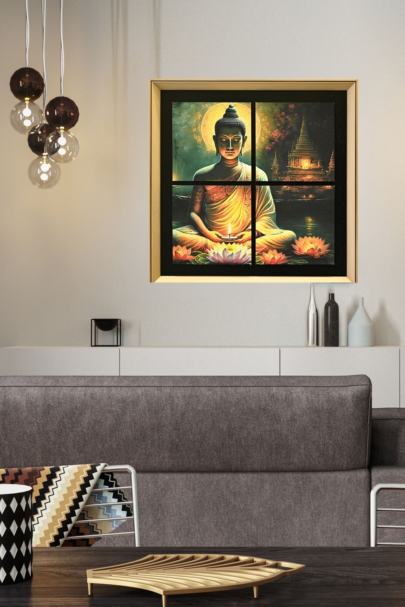 PolliNation Tranquil Buddha Wall Frame