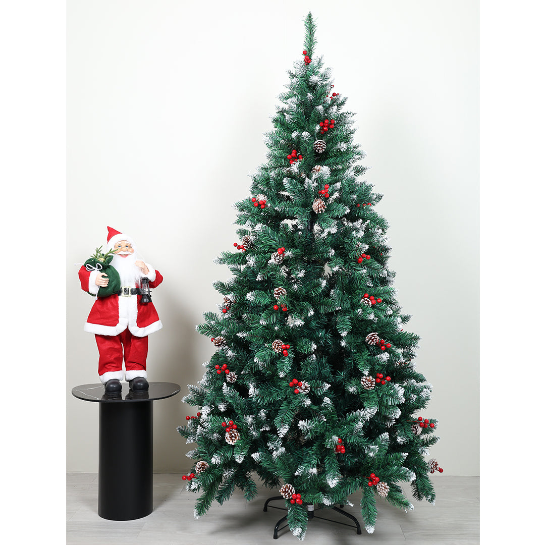 Flocking Snow Christmas Tree- 7 FT