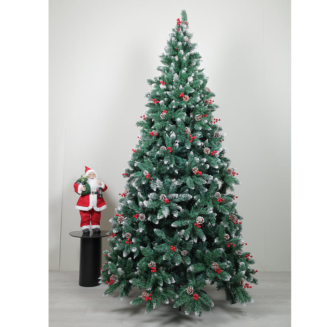 Flocking Snow Christmas Tree- 8 FT