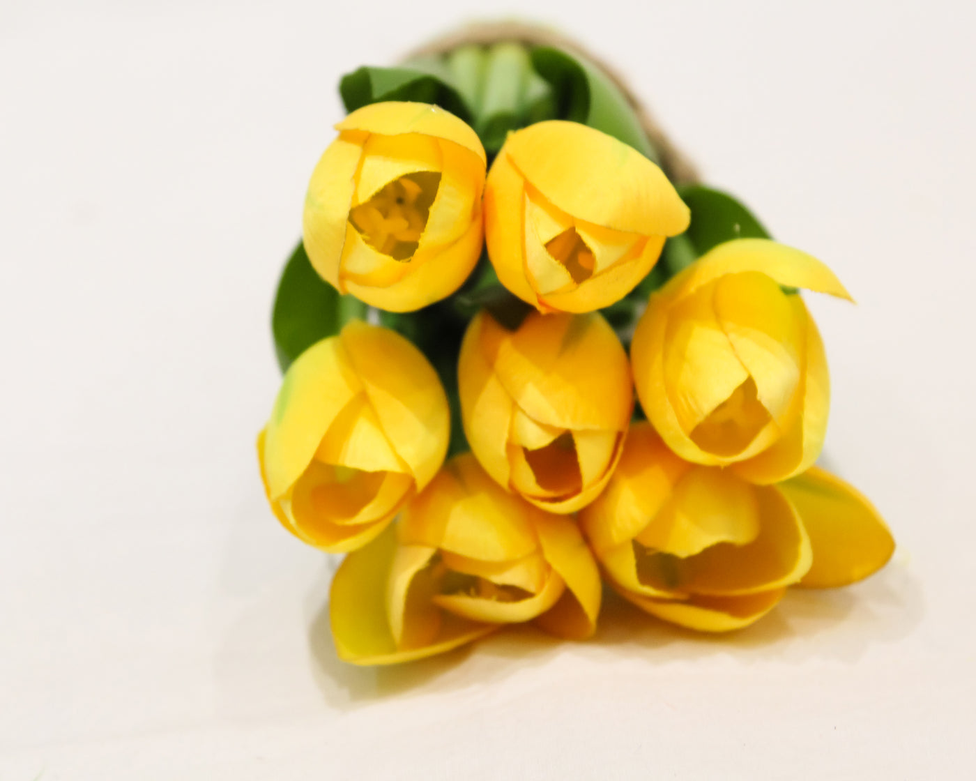 PolliNation Stunning Artificial Tulip Flower Bunch For Valentine Gift To Your Love Ones (Pack of 1 )