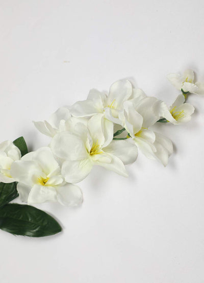 PolliNation Artificial Orchid Flowers without Pot for Home Decoration (Pack Of 5, 26 Inch)