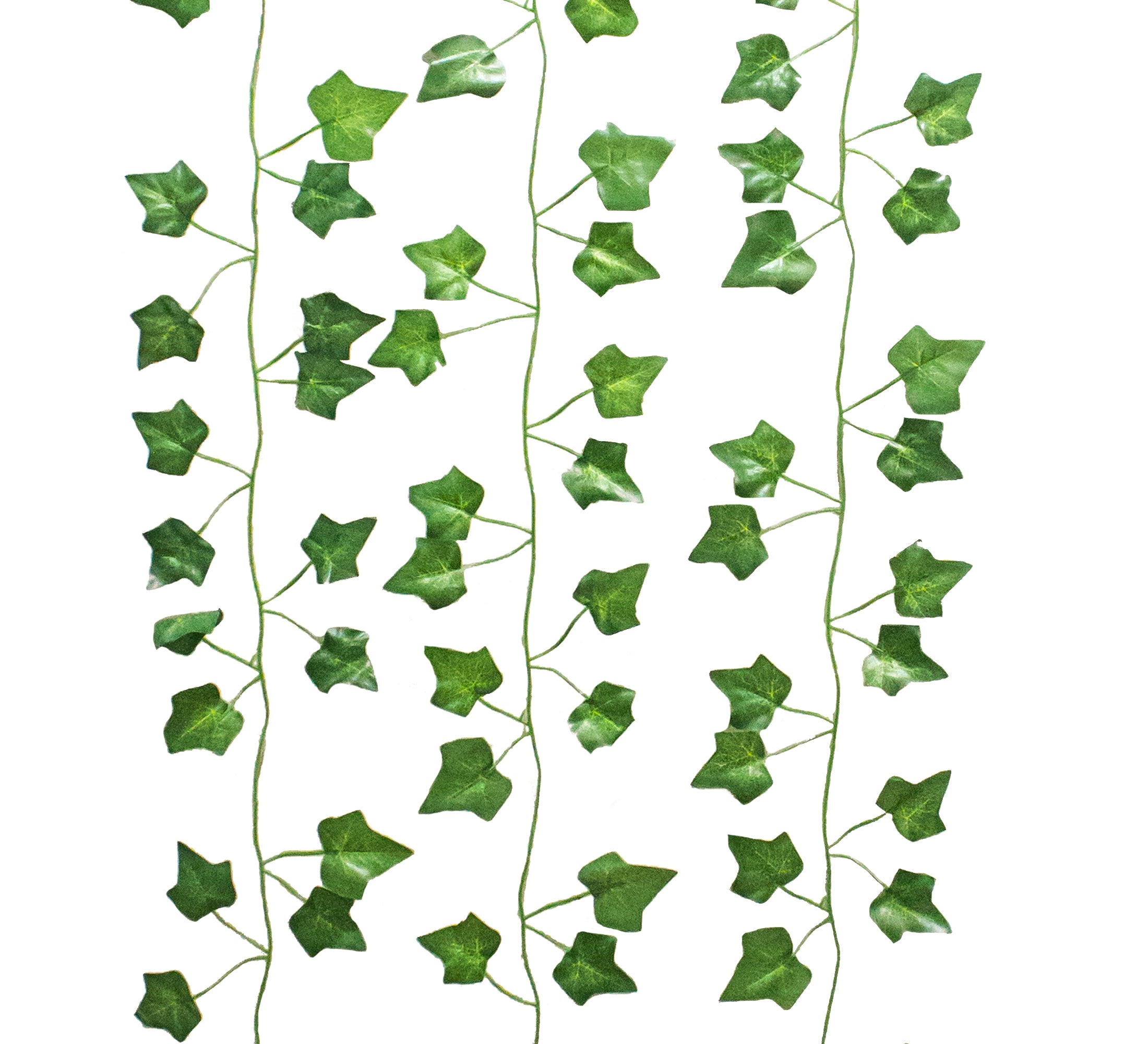 PolliNation Stunning Begonia Artificial Creeper for Home Decoration, Balcony (Pack of 3 Strings, 6 feet), Small Leaves