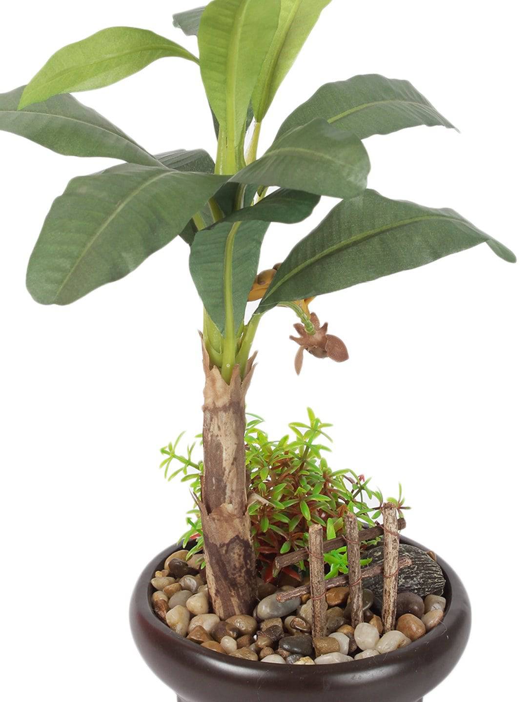 Pollination Artificial Banana Bonsai With Ceramic Pot - Artificial Flowers & Plants - PolliNation