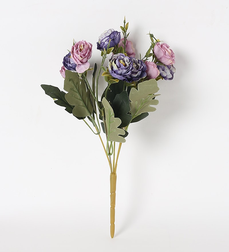 Pollination Artificial Stunning Rose Flower Bunch Without Pot