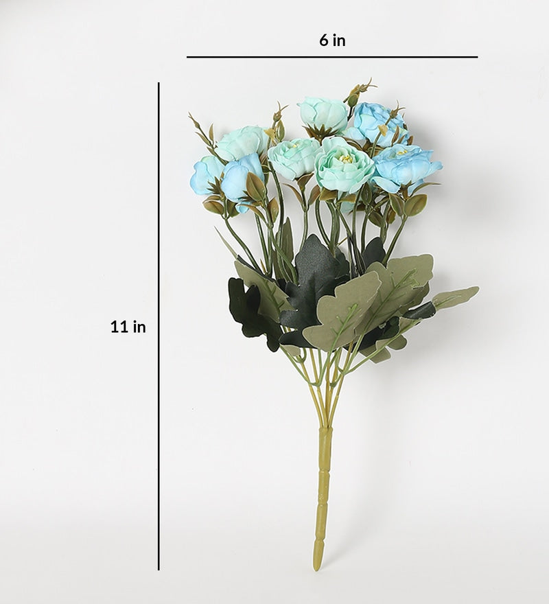 Pollination Artificial Stunning Rose Flower Bunch Without Pot