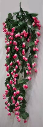 PolliNation Artificial Hanging Flowers for Home Decoration  (35 inch, Pack of 1)